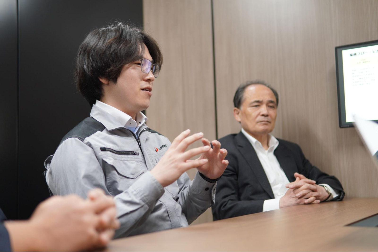 プロジェクトについて語る空調営業支援部技術課 近森優係長